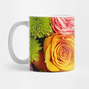 Glorious Bouquet of Green and Purple Flowers and More Mug